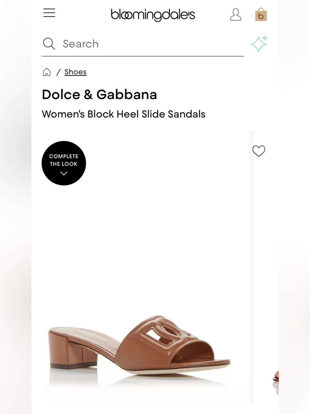 Dolce & Gabbana Brown Leather Slide Sandals - Picture 9 of 15